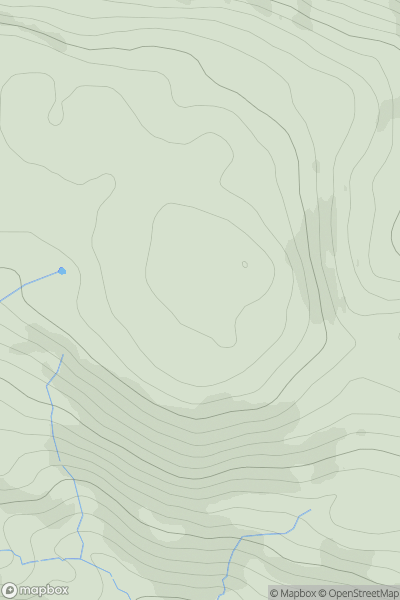 Thumbnail image for Meall na h-Iolaire [Loch Ericht to Glen Tromie & Glen Garry] showing contour plot for surrounding peak